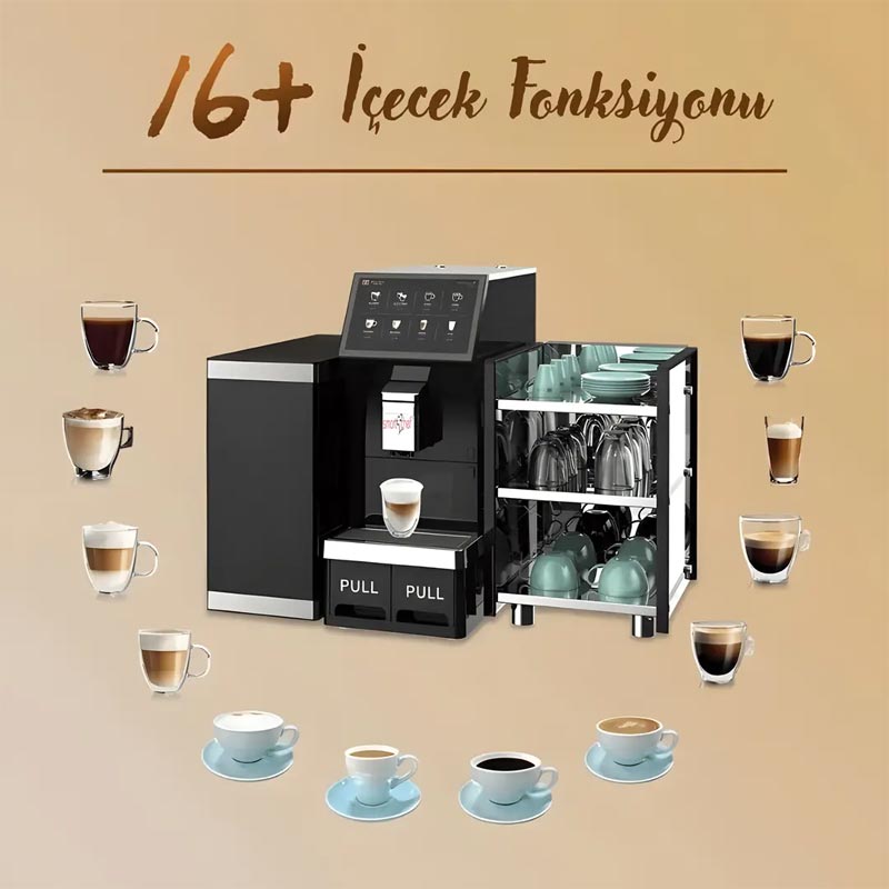 Smart Chef Coffee SM-102 Süper Otomatik Kahve Makinesi — Smart Chef — Görsel 5