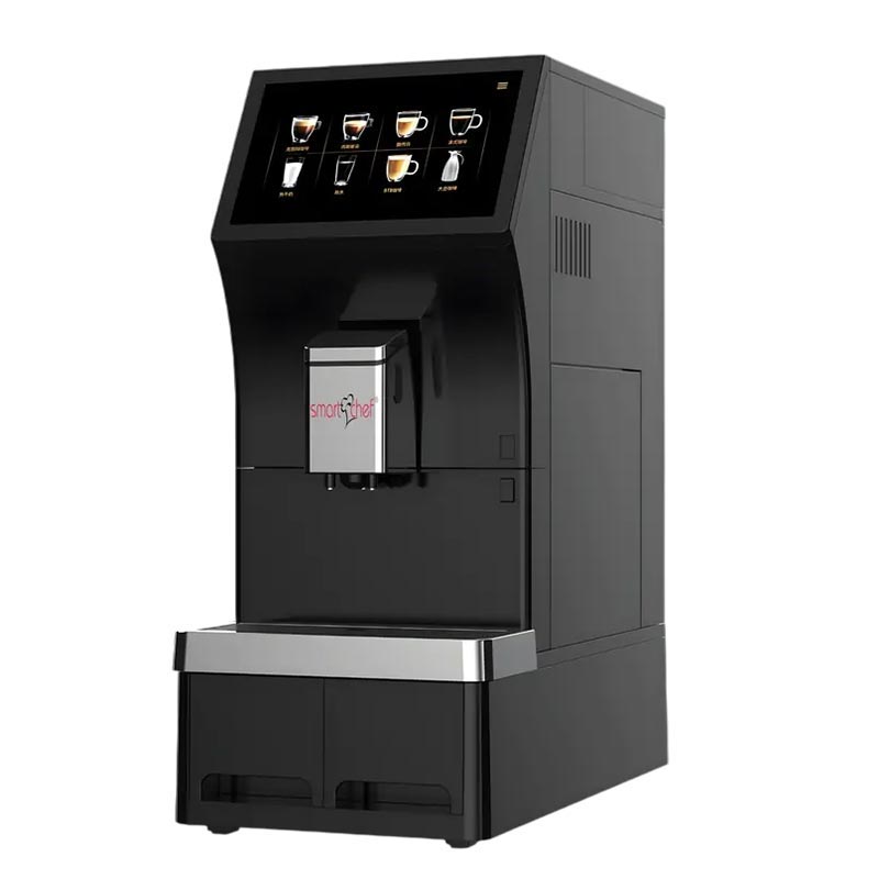 Smart Chef Coffee Tam Otomatik Kahve Makinesi, 4 Parça Self Servis Seti, Çekirdek Kahve Hediyeli — Smart Chef — Görsel 3