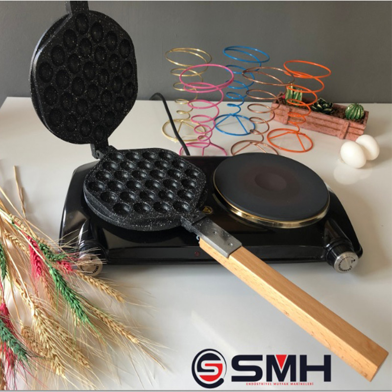 SMH BWT Yuvarlak Kapaklı Bubble Waffle Tavası — Smh — Görsel 7