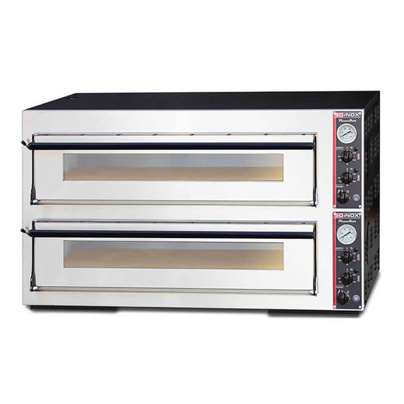 Soinox P66.L 33 cm x 6+6 Pizza Kapasiteli Çift Katlı Pizza Fırını, Elektrikli