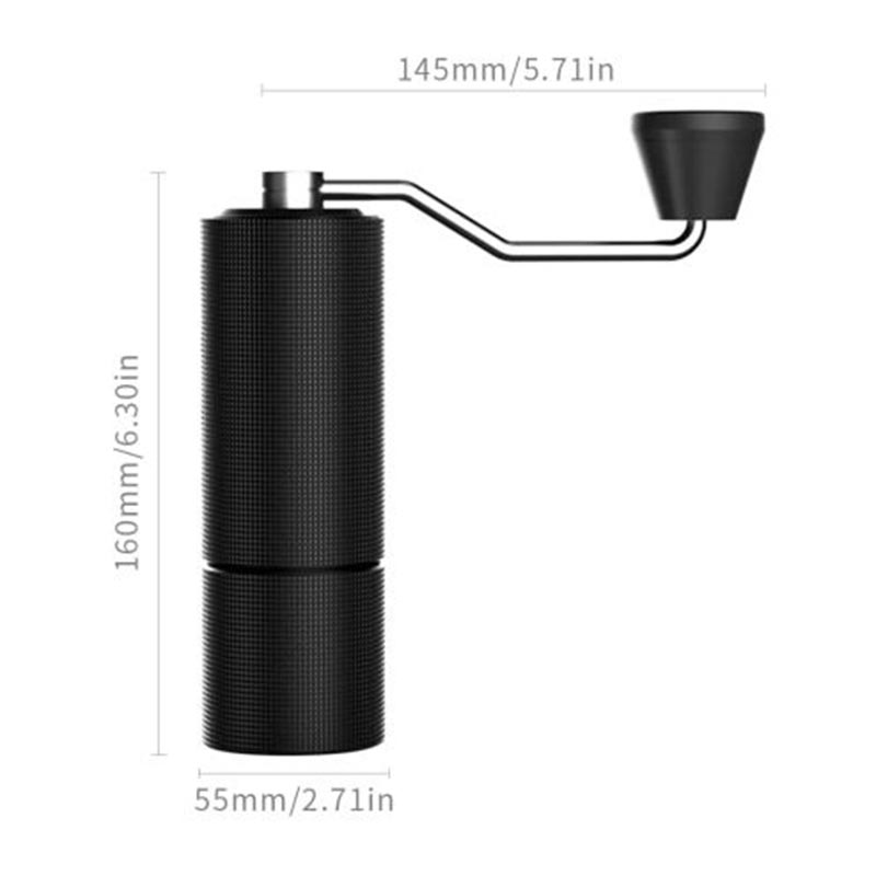 Timemore Chestnut C3 S2C Dişli Manuel Kahve Değirmeni, Siyah — Timemore — Görsel 2