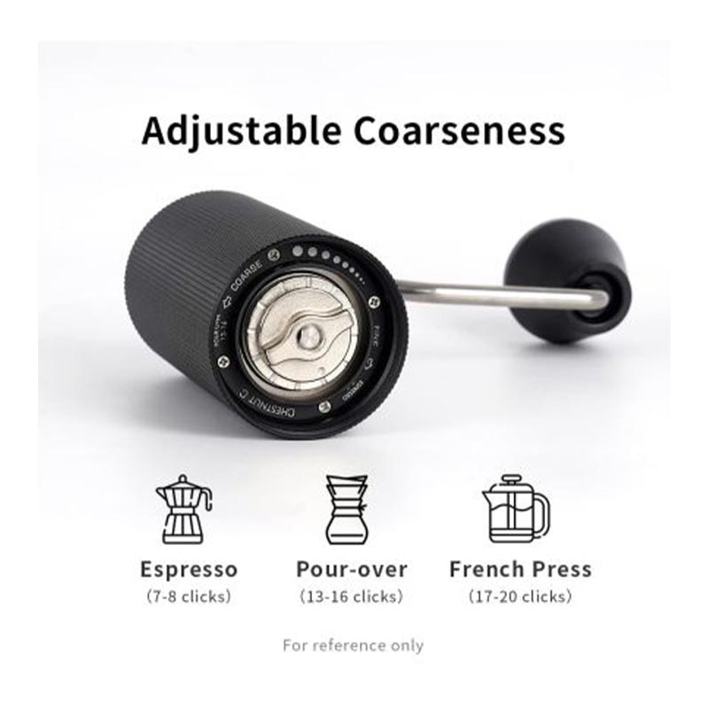 Timemore Chestnut C3 S2C Dişli Manuel Kahve Değirmeni, Siyah — Timemore — Görsel 3