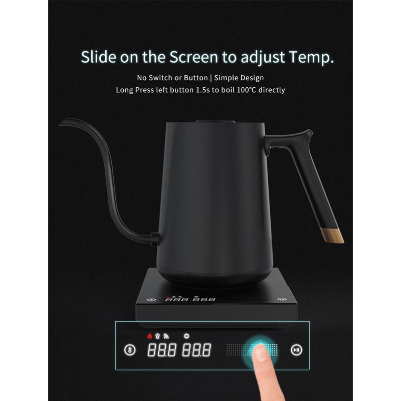 Timemore Fish Pour Over Isı Ayarlı Kettle, 600 ml, Elektrikli — Timemore — Görsel 8