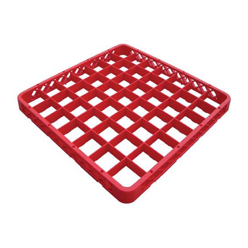 Tribeca Basket Yükseltici, 49 Bölmeli, 500x500x40 mm, Kırmızı — Tribeca