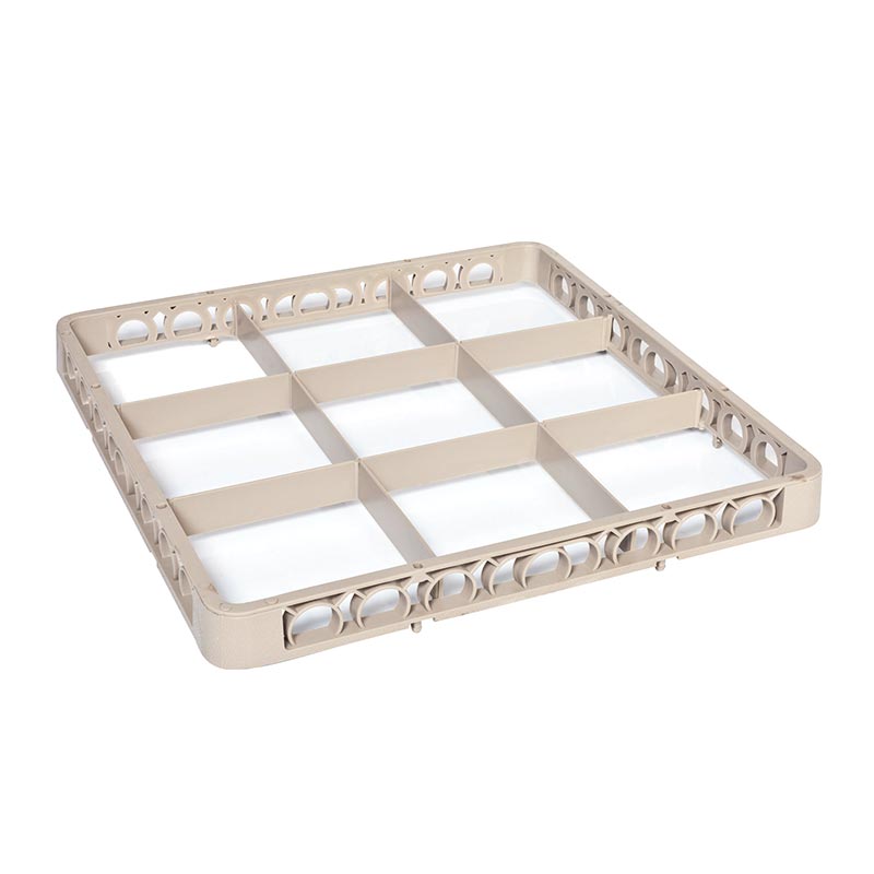 Tribeca Basket Yükseltici, 9 Bölmeli, 500x500x40 mm, Gri — Tribeca