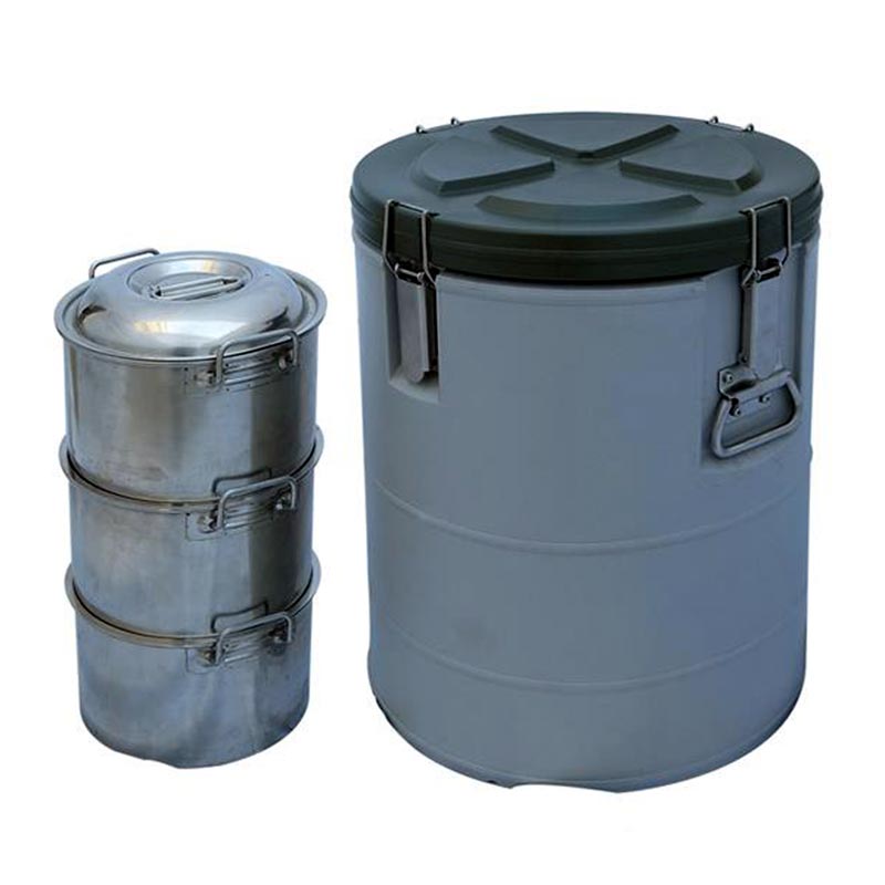 Tribeca Box, Yuvarlak, İçi Paslanmaz, 33 L, 420x54 mm, Gri — Tribeca