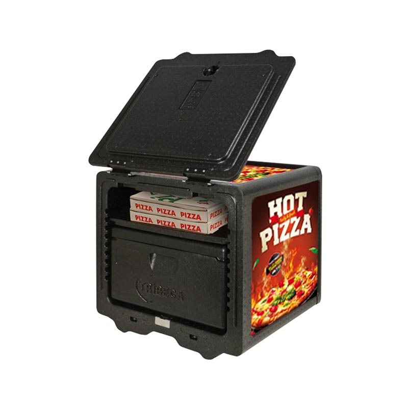 Tribeca EPP-MBPF Önden Yüklemeli Motor Arkası Thermobox, 100 L, Siyah — Tribeca