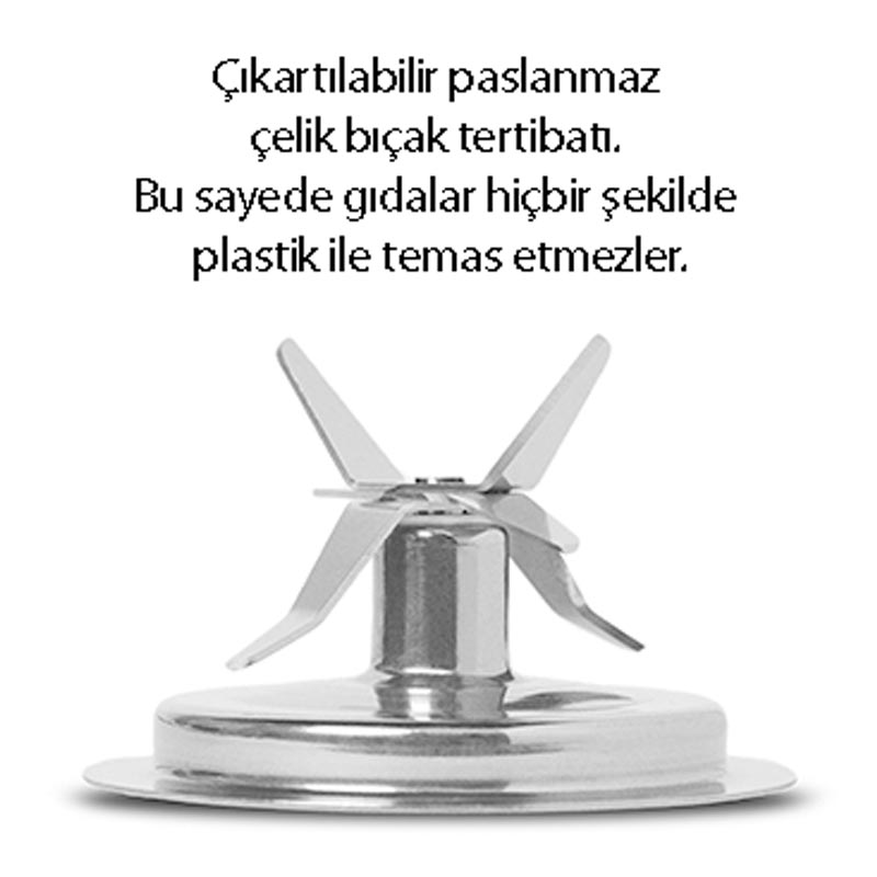 Tribest PBG-5001 Personal Cam Sürahili Vakumlu Blender, 1.2 L, 500 W, Beyaz — Tribest — Görsel 4