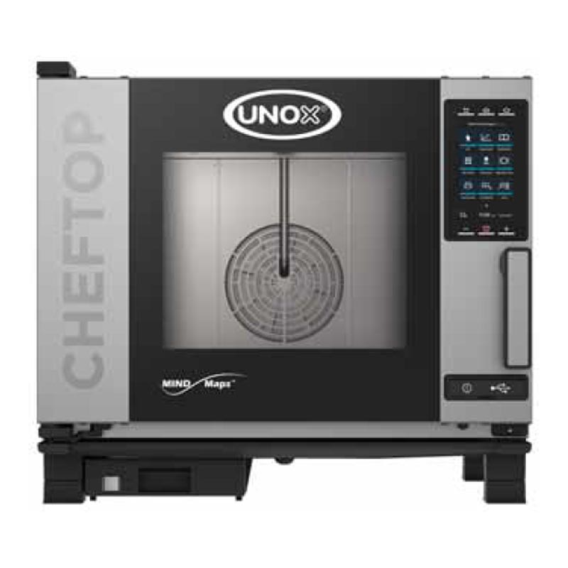 Unox Cheftop Plus Combi Fırın, 5 GN 1/1 Kapasiteli, Gazlı — Unox