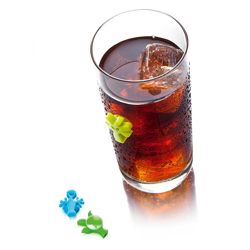 Vacu Vin 1886060 12 Parça Bardak Markörleri, Partileyen Figürler — Vacu Vin — Görsel 2