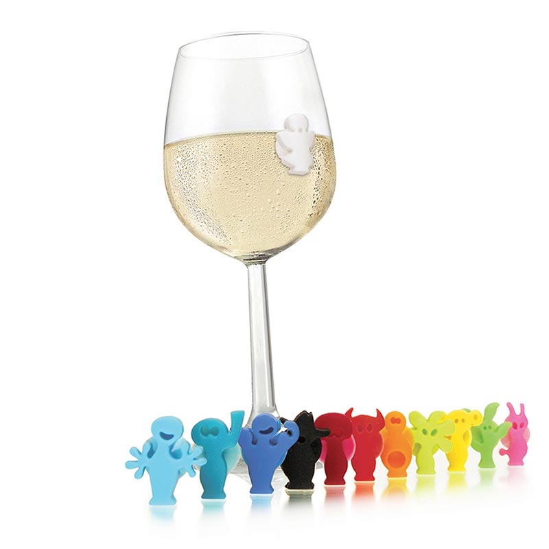 Vacu Vin 1886060 12 Parça Bardak Markörleri, Partileyen Figürler — Vacu Vin — Görsel 4