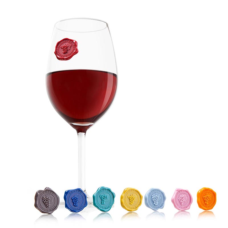 Vacu Vin 1886461 8 Parça Bardak Markörleri — Vacu Vin — Görsel 2