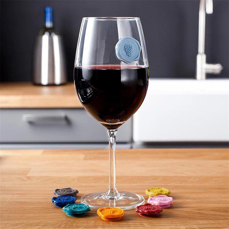 Vacu Vin 1886461 8 Parça Bardak Markörleri — Vacu Vin — Görsel 3