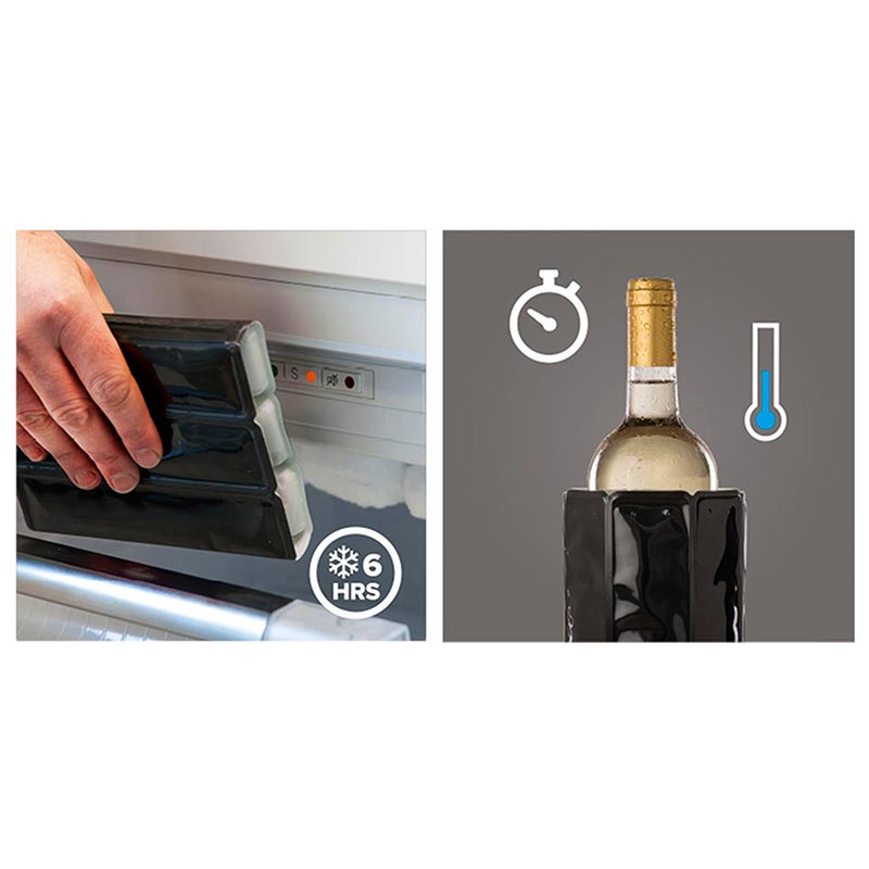 Vacu Vin 38803606 Aktif Şarap Soğutucu, Gümüş — Vacu Vin — Görsel 3