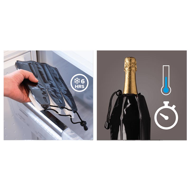 Vacu Vin 38855626 Aktif Soğutucu Şampanya, Platin — Vacu Vin — Görsel 4