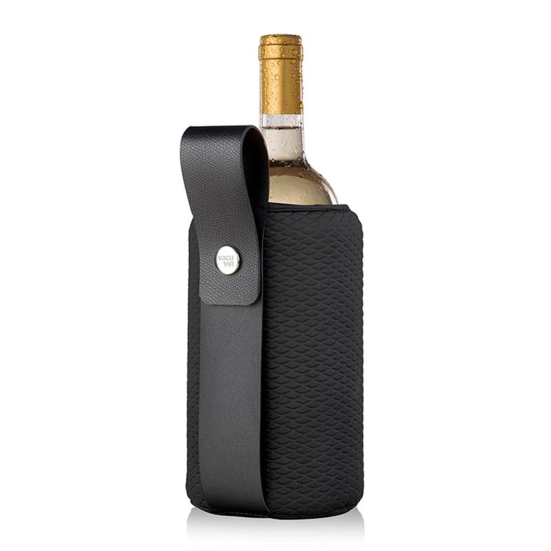 Vacu Vin 38864606 Aktif Esnek Şarap ve Şampanya Soğutucu Artico, Siyah Limited Edition — Vacu Vin