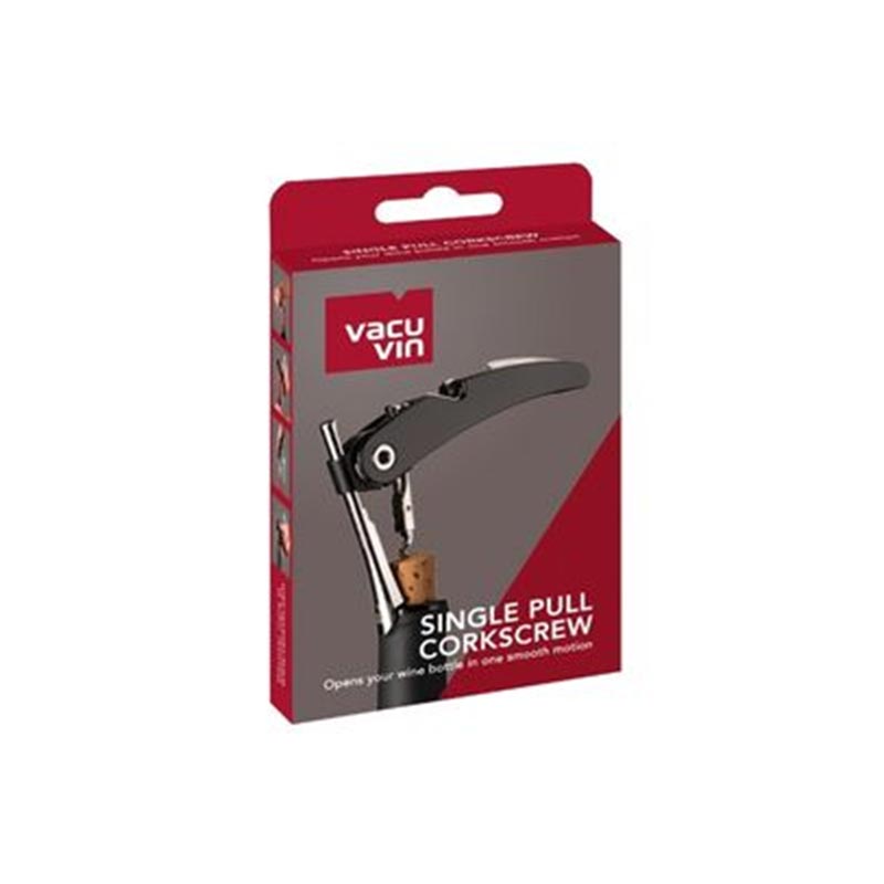 Vacu Vin 68854606 Tek Çekim Tirbuşon, Siyah — Vacu Vin — Görsel 5