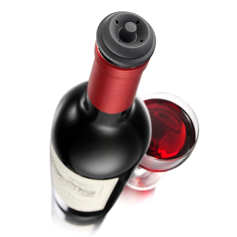 Vacu Vin 8840612 Vakum Şarap Tıpası, Gri — Vacu Vin — Görsel 3