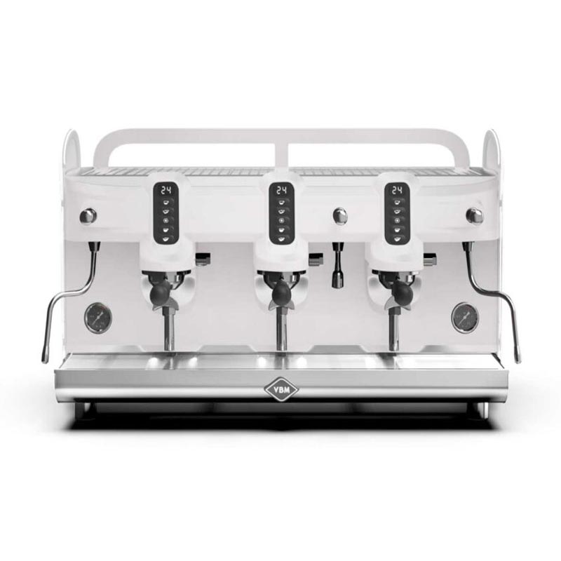 VBM Black Moon Espresso Kahve Makinesi, 3 Gruplu, Beyaz — VBM