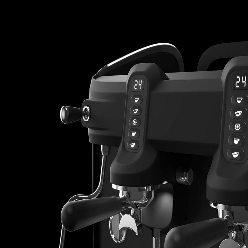 VBM Black Moon Espresso Kahve Makinesi, 3 Gruplu, Siyah — VBM — Görsel 3