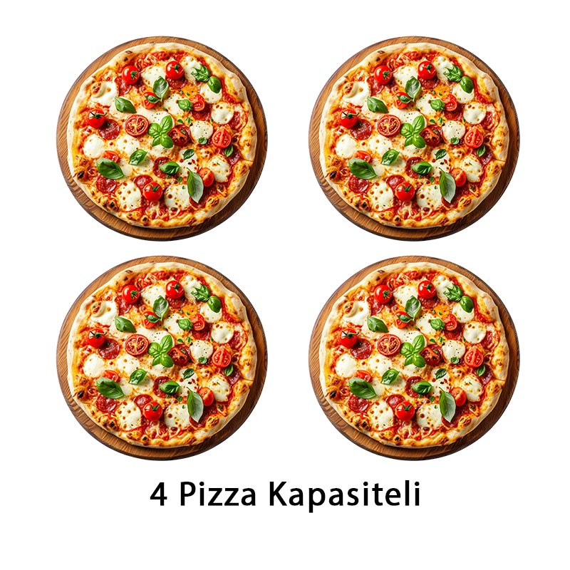Venarro Dreay 34 cm x 4 Pizza Kapasiteli Tek Katlı Pizza Fırını, Doğalgazlı — Venarro — Görsel 2