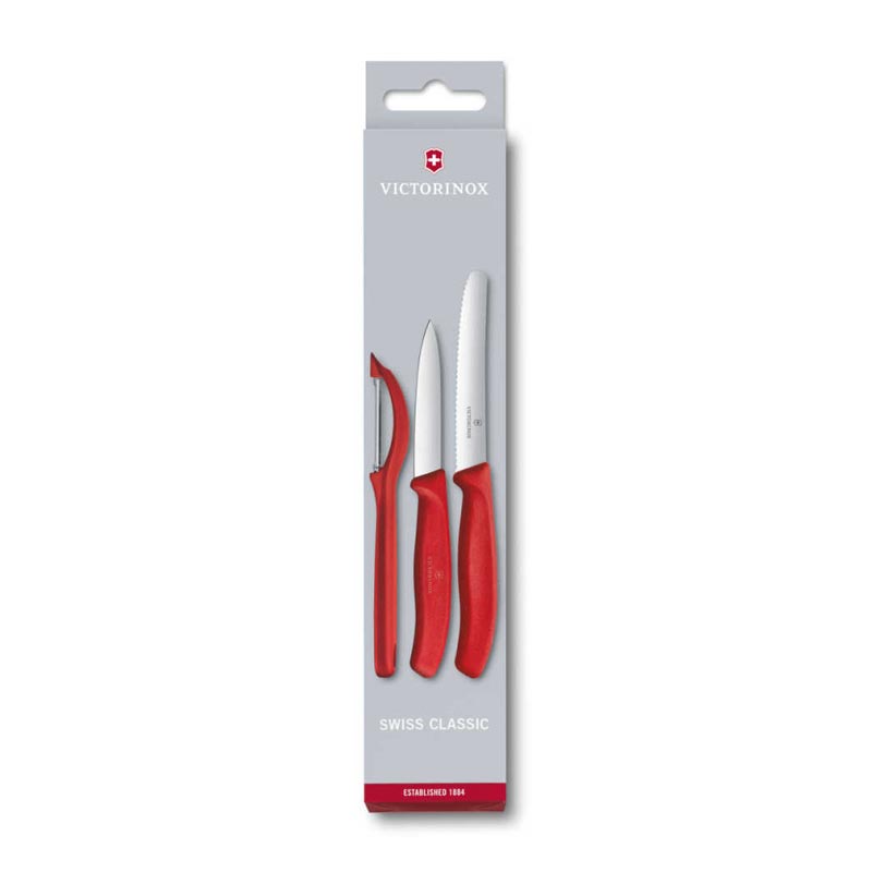 Victorinox Swiss Classic 6.7111.31 3'lü Soyma Seti, Kırmızı — Victorinox — Görsel 2