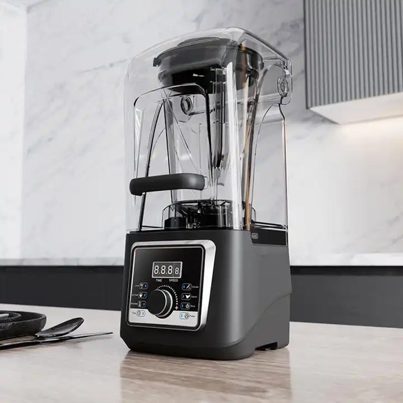 Vosco HS-214CG Pro Gürültü Önleyici Kapaklı Dijital Bar Blender, 4 L, 1600 W, Siyah — Vosco — Görsel 4