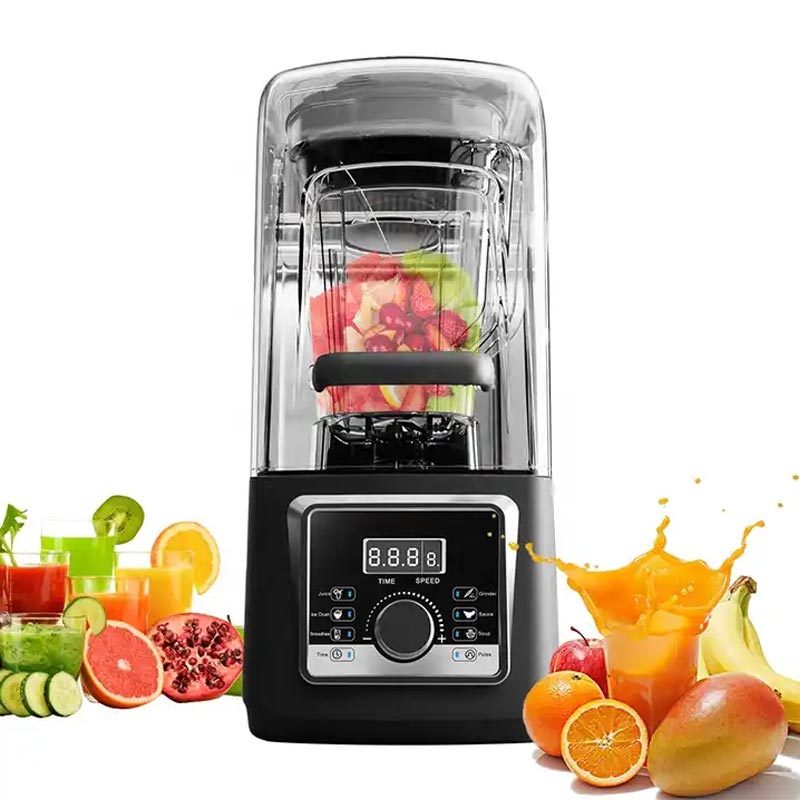 Vosco HS-214CG Pro Gürültü Önleyici Kapaklı Dijital Bar Blender, 4 L, 1600 W, Siyah — Vosco — Görsel 5