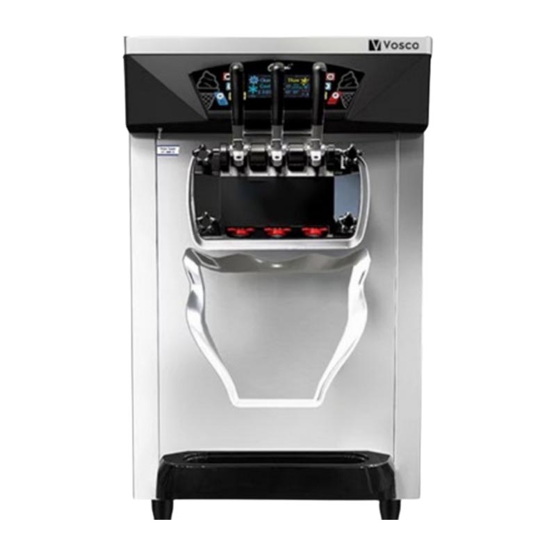 Vosco VBJK-28T 3 Kollu Soft Dondurma Makinesi, 25 L — Vosco