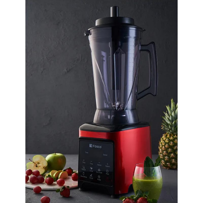 Vosco VHS-306CK Pro XL 8 Bıçaklı Dijital Bar Blender, 4 L, Kırmızı — Vosco — Görsel 2