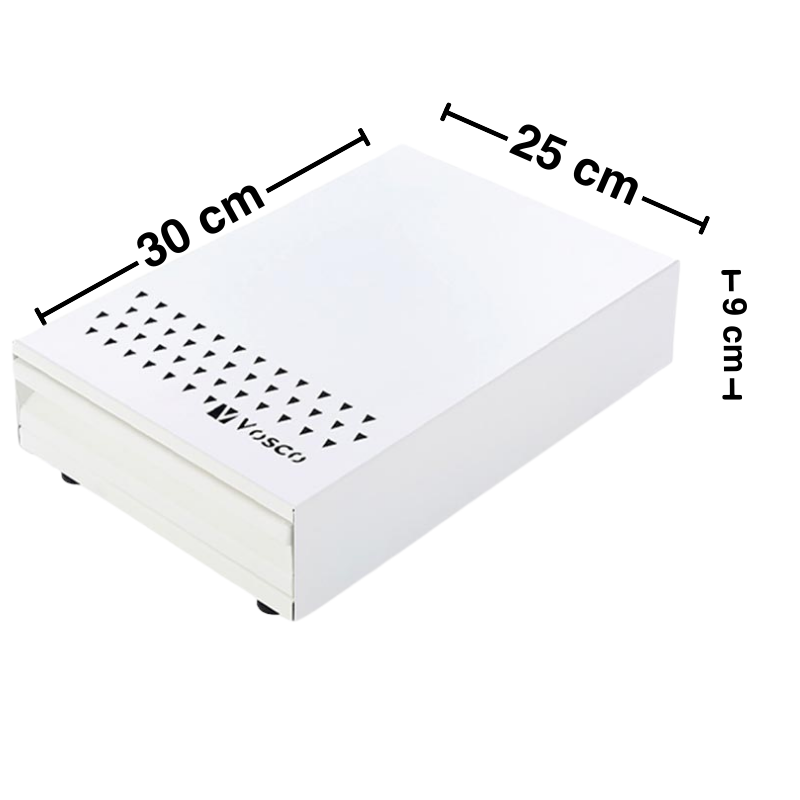 Vosco VSC-PCB Kahve Posa Çekmecesi Knock Box, Beyaz — Vosco — Görsel 4