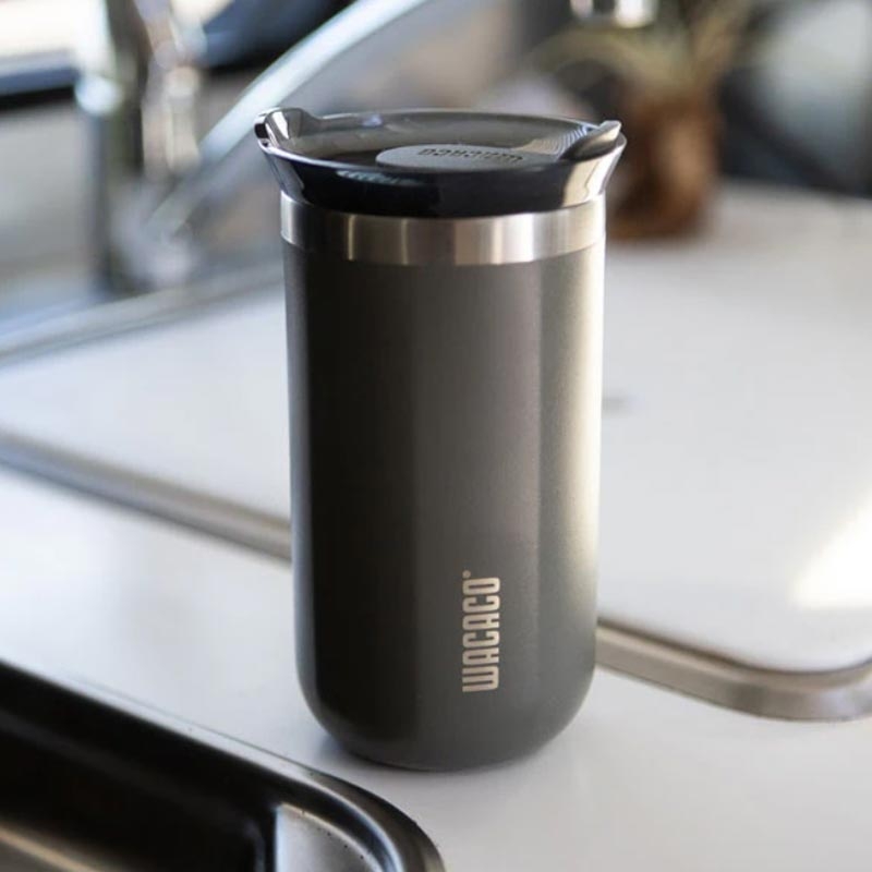 Wacaco Octaroma Lungo Termos Mug, Gümüş Gri — Wacaco — Görsel 2