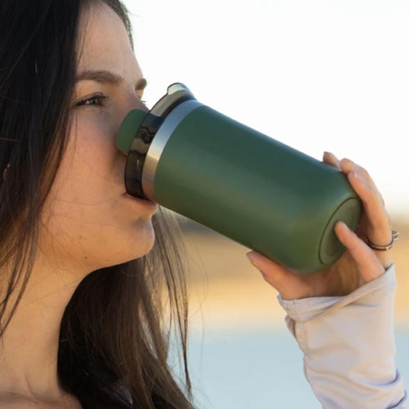 Wacaco Octaroma Lungo Termos Mug, Koyu Yeşil — Wacaco — Görsel 3