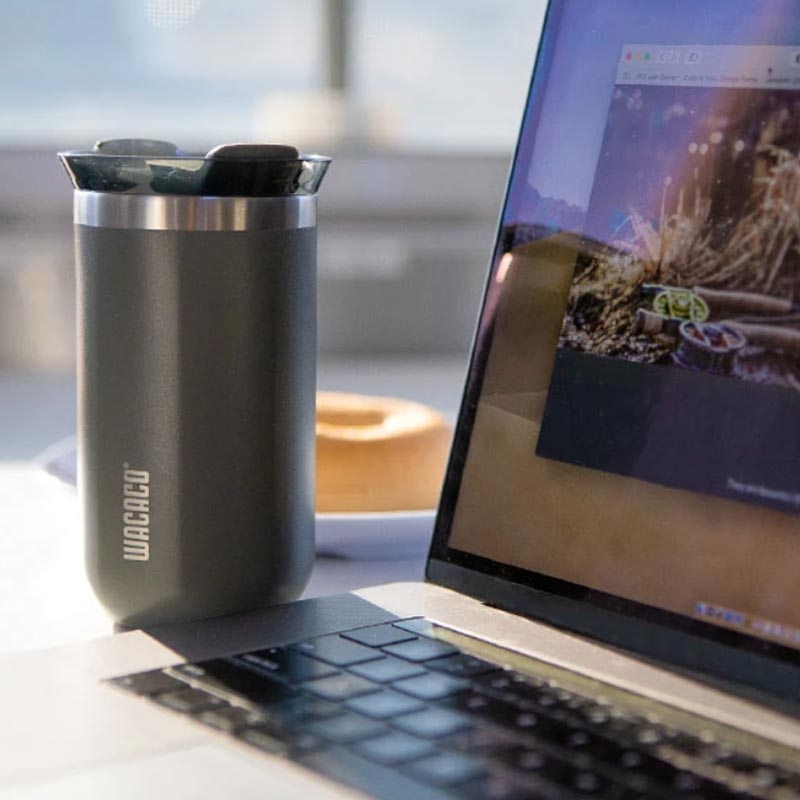 Wacaco Octaroma Lungo Termos Mug, Gümüş Gri — Wacaco — Görsel 4