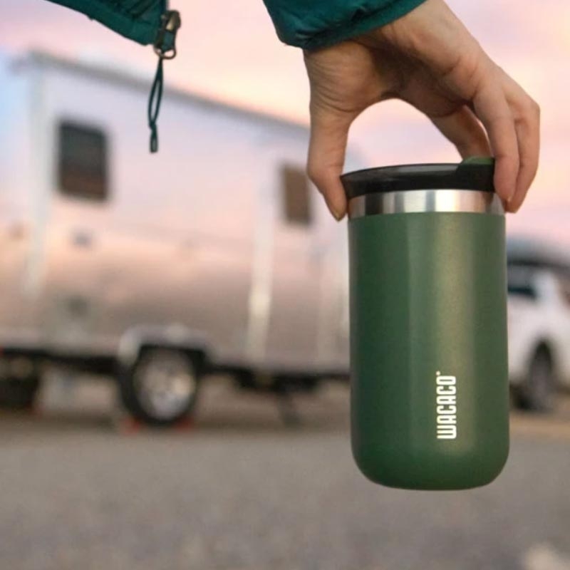 Wacaco Octaroma Lungo Termos Mug, Koyu Yeşil — Wacaco — Görsel 4
