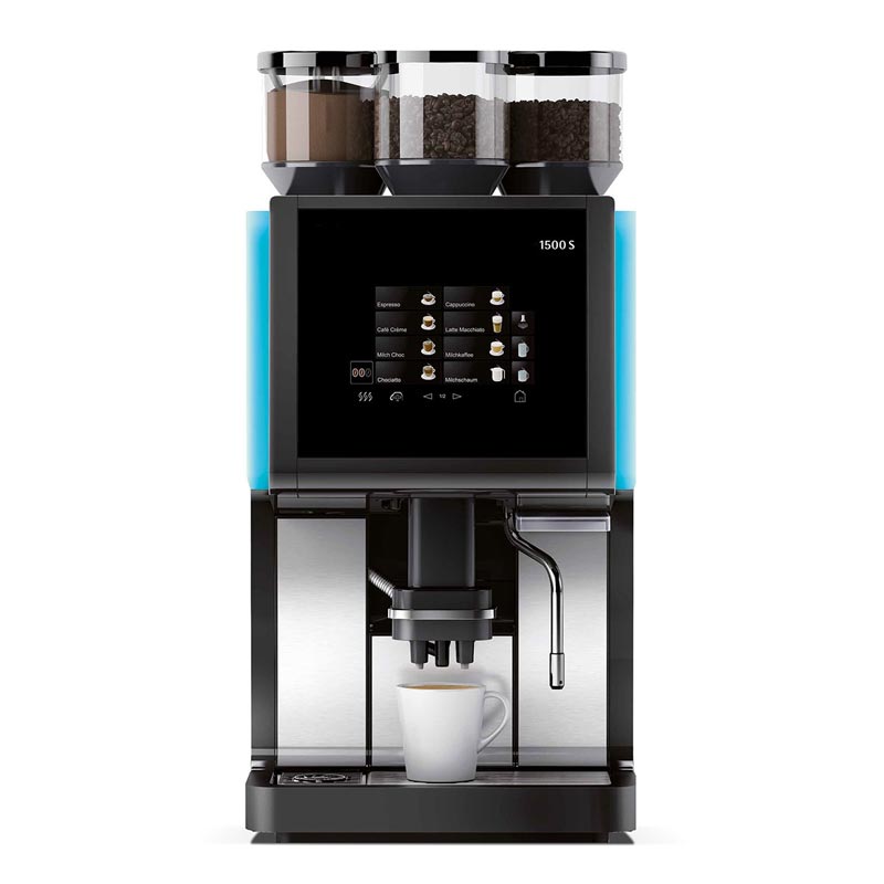 WMF 1500S Full Otomatik Dynamic Milk Kahve Makinesi, 2 Öğütücü, 1 Çikolata Slotu — WMF