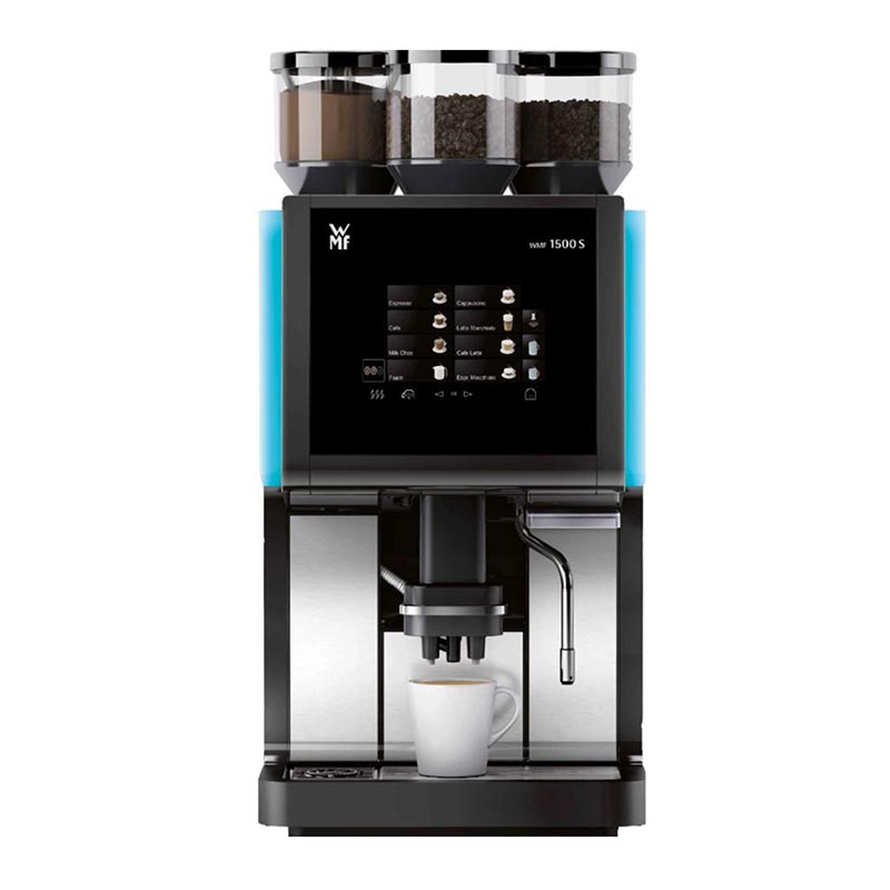 WMF 1500S Full Otomatik Kahve Makinesi, 2 Öğütücü, 1 Çikolata Slotu — WMF
