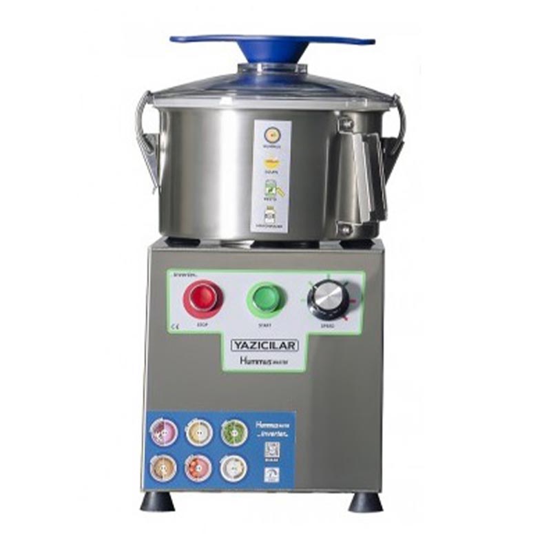 Yazıcılar Hummusmaster Hız Kontrollü Cutter Gıda Parçalama Makinesi, 4 L — Yazıcılar