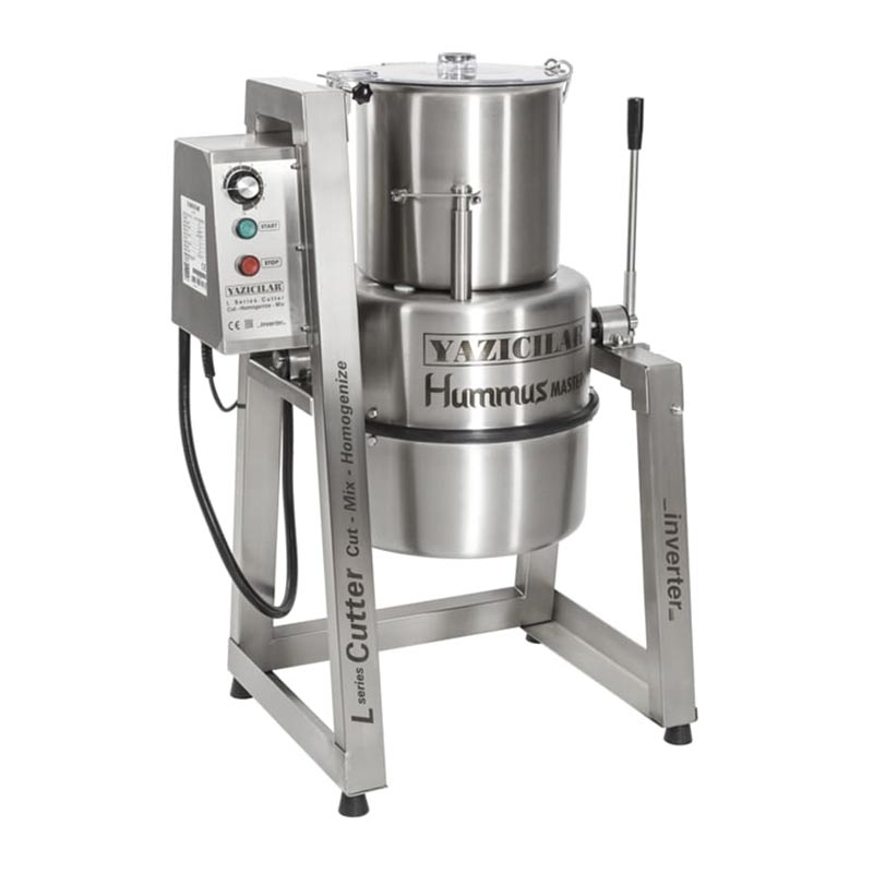 Yazıcılar L20IV Sebze Parçalama Makinesi, Ayaklı, Devrilir, 20 L, Saatte 180 Kg, 230 V — Yazıcılar — Görsel 2