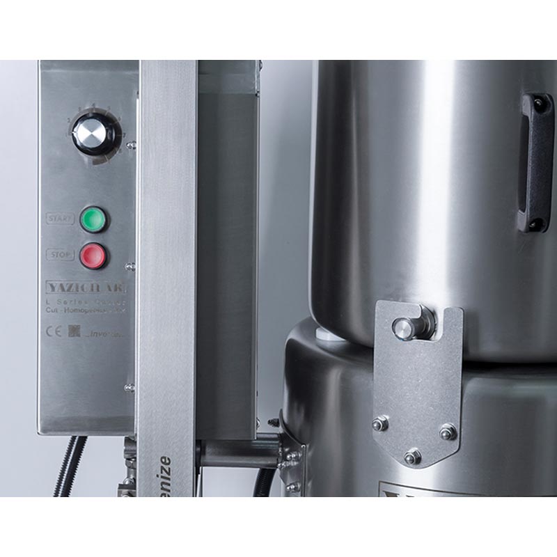 Yazıcılar L45IV Sebze Parçalama Makinesi, Ayaklı, Devrilir, 45 L, Saatte 225 Kg — Yazıcılar — Görsel 2