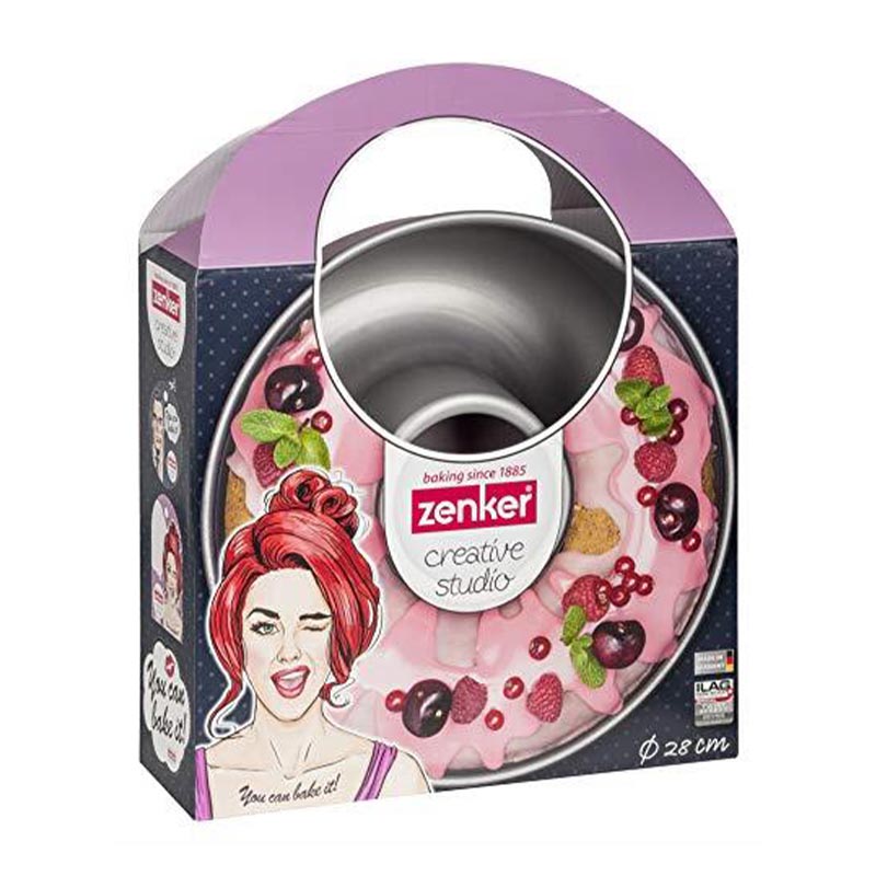 Zenker 7471 Halka Kek Kalıbı, 26 cm, Pembe — Zenker — Görsel 6