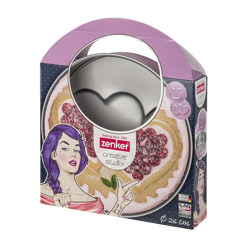 Zenker 7478 Creative Studio Kalp Desenli Kelepçeli Kek Kalıbı — Zenker — Görsel 5