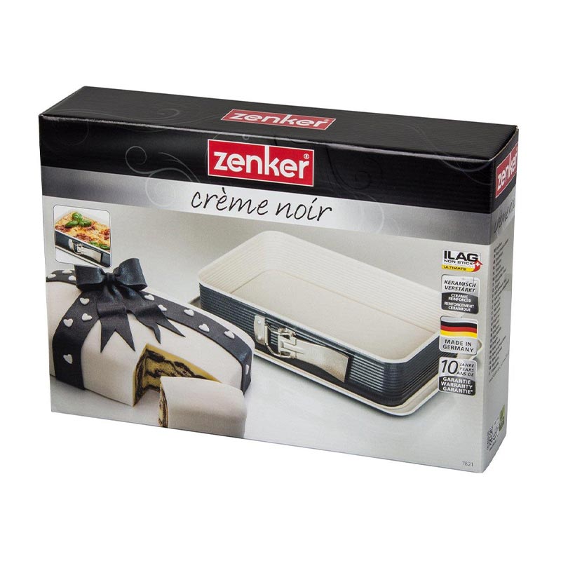 Zenker 7821 Creme Noir Dikdörtgen Kelepçeli Pişirme Kalıbı, 32x22 cm — Zenker — Görsel 2