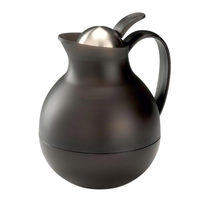 Zicco 45110S İçi Cam Termos, 1 L, Siyah