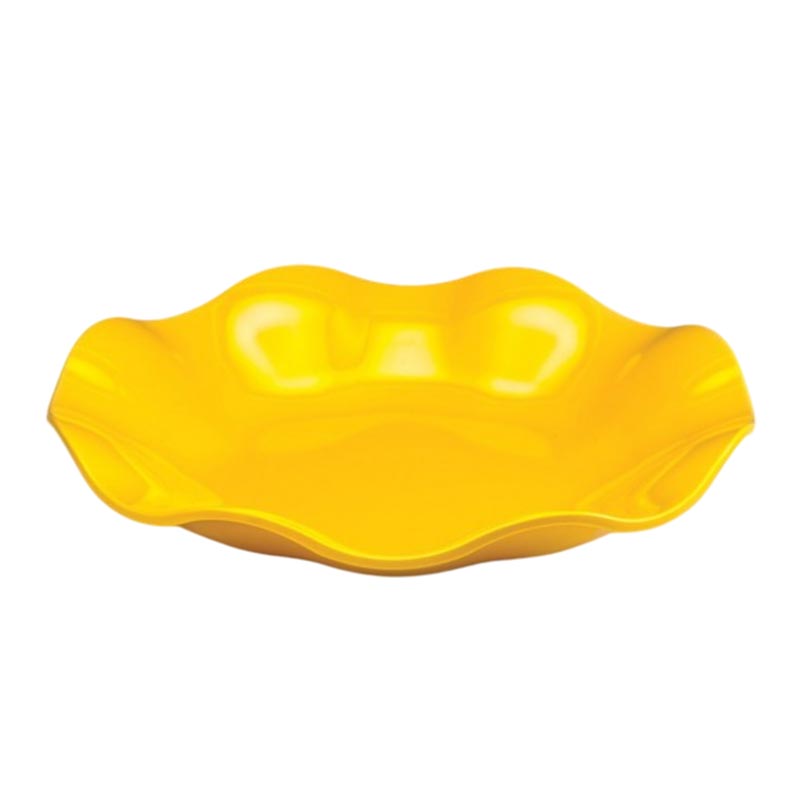 Zicco K-1403 Melamin Papatya Teşhir Tabağı, 45x7 cm, Sarı — Zicco