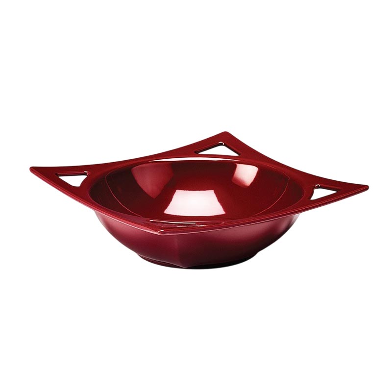 Zicco K-19471 Melamin Teşhir Tabağı, 27x27x8 cm, Kırmızı — Zicco