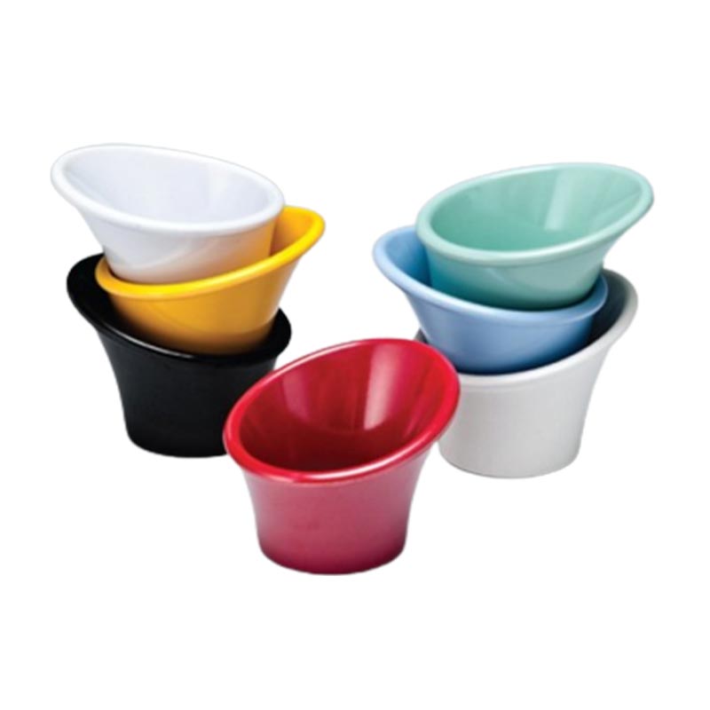 Zicco K-1963 Melamin Mini Teşhir Kasesi, 7.5x4-6 cm, Kırmızı — Zicco — Görsel 2
