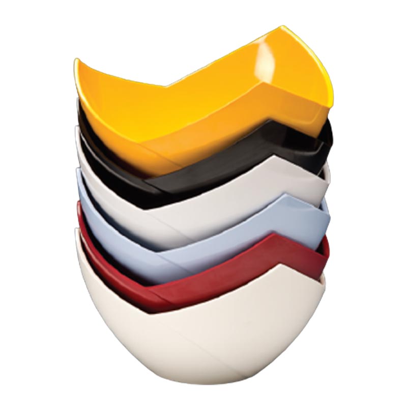 Zicco K-2001 Kandil Melamin Kase, 27x15 cm, Kırmızı