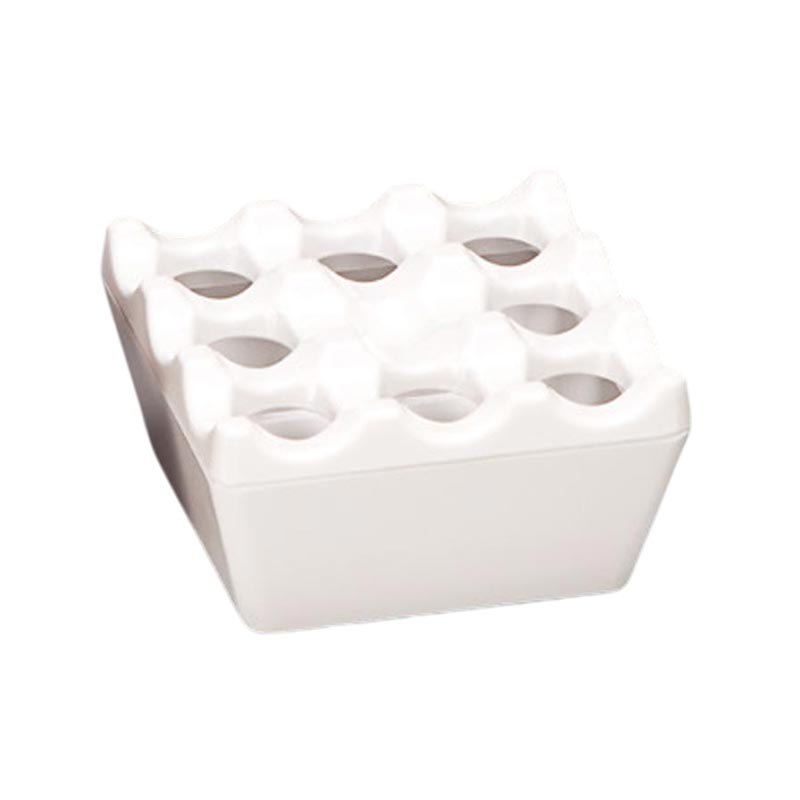 Zicco K-2012 Melamin Küllük, 9x9x4.5 cm, Beyaz