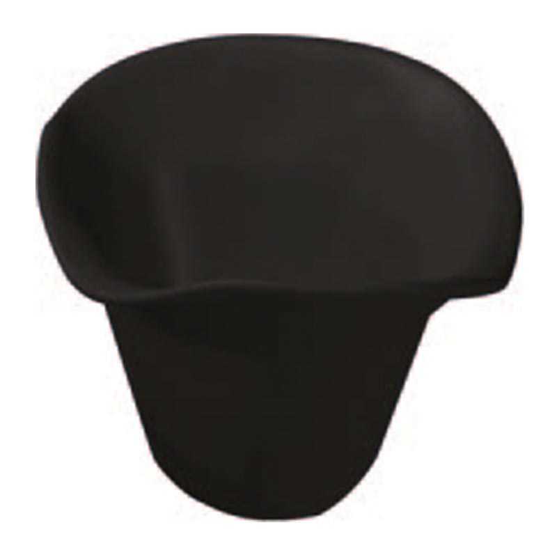 Zicco K-2019 Melamin Sosluk, 22x19.5 cm, Mat Siyah — Zicco